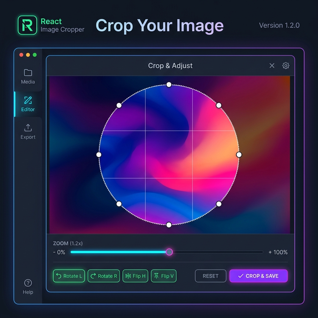 React Modern Image Cropper